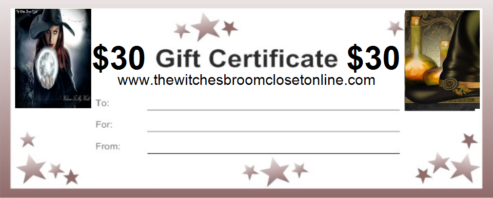 30.00 Gift Certificate